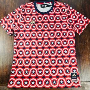 Adidas Capt. America MARVEL MLS PRESHI US shirt- XL NWT